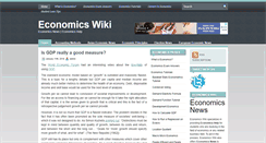 Desktop Screenshot of economicswiki.com